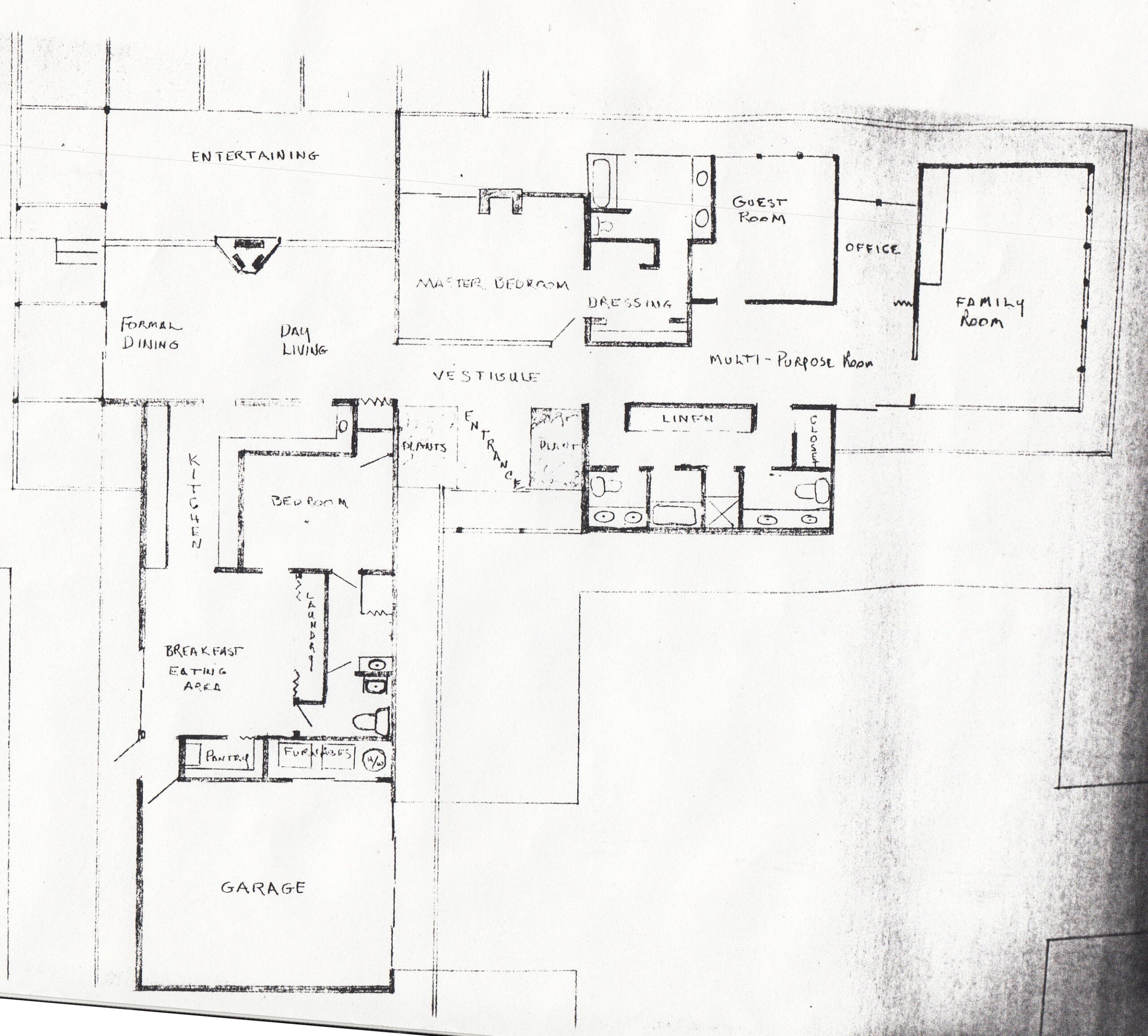 Updated floorplan c. 1983-88