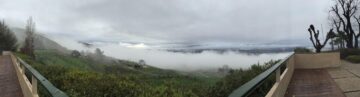 Panorama - fog formations below Purgatory