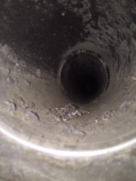 Vent shaft before cleaning