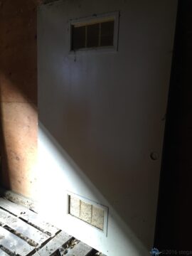 Furnace closet doors