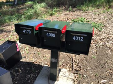 Spiffy, secure new mailboxes