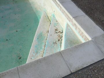 Pool steps in dire condition