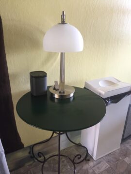 Newly-greened table