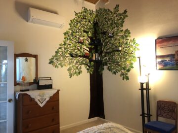 Finished guest room tree