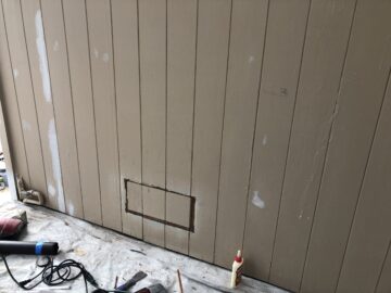 Old vent hole properly sealed
