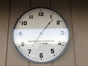 New outdoor clock