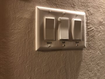 Neatly labeled switches