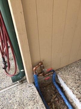 New water line valves