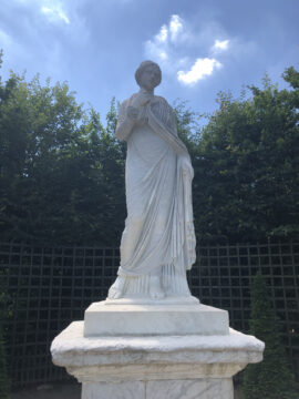 Marble statue, Gardens of Versailles