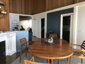 Dining area after painting and furniture