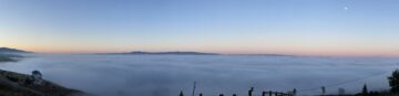 Above-the-fogline panorama June 2023
