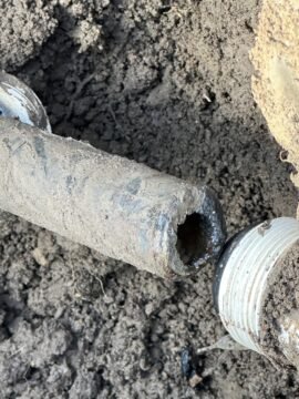 Broken pipe