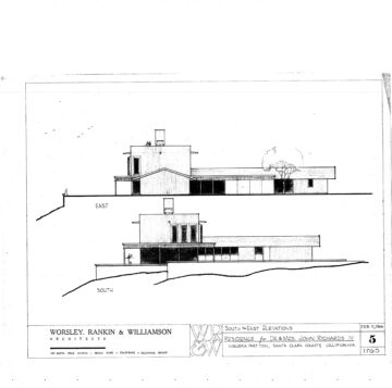 South and East Elevations